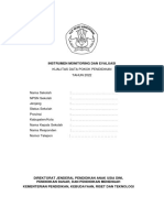 Instrumen Monev Kualitas Data Sekolah (Format)