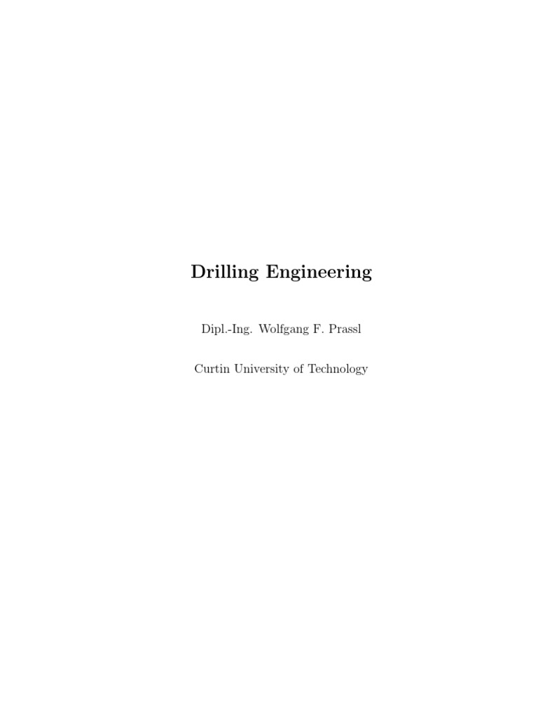 Drilling Engineering Overview | PDF | Drilling Rig | Oil Well