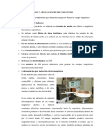 Usos y aplicaciones del inductor en circuitos electrónicos y calentamiento