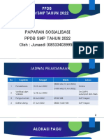 Paparan PPDB SMP 2022 Rev