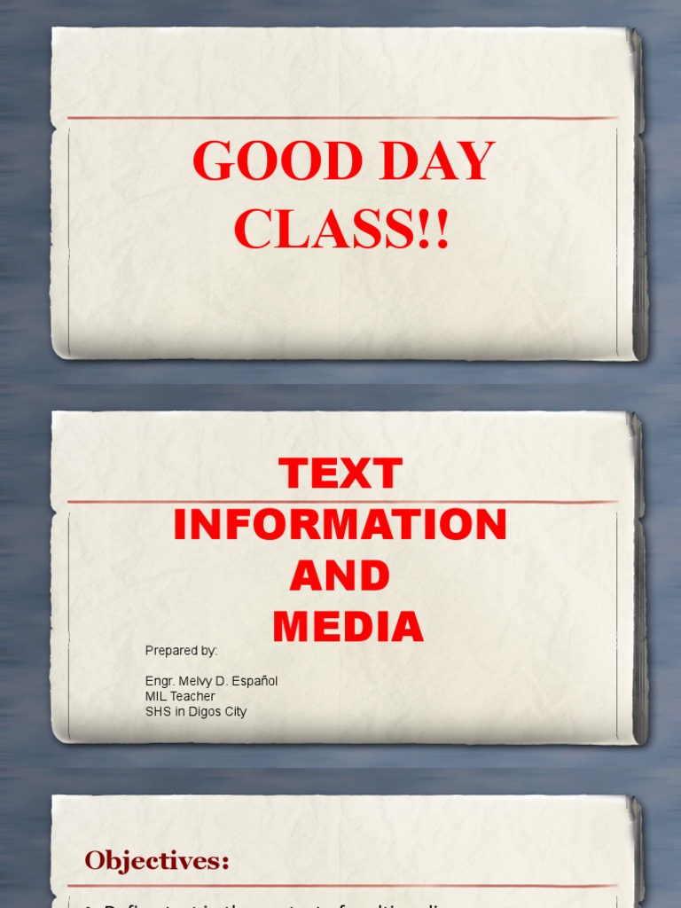 Understanding Text in Multimedia | PDF | Hyperlink | Microsoft Power Point