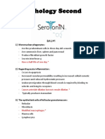 (Second) Sertonin Pathology