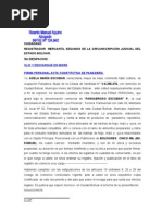 Solicitud de incorporación profesional a un determinado 