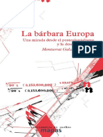 Postcolonialismo-y-Descolonialidad La Barbara Europa