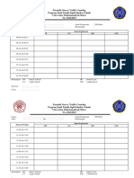 Formulir Survey Trafficc Counting 2022