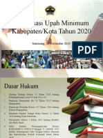 Sosialisasi UMK 2020