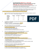 Sample Exam 1 Winter 2020 (1) Microbiology PSU