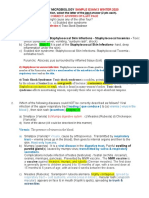 SAMPLE Exam 3 Winter 2020 PDF (1) Microbiology