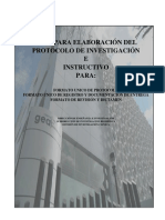 GUIA - DE - PROTOCOLO - E - INSTRUCTIVO - Investigación Clínica - 2021