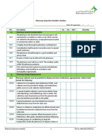 Pharmacy Inspection Checklist Review