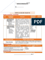 Sesiones de Aprendizaje 5º - Setiembre 2022