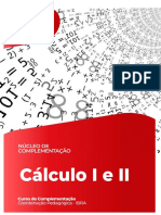 Cálculo I e II: Números Reais, Funções, Limites e Derivadas