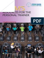 American College of Sports Medicine Acsm - Acsms Resources For The Personal Trainer 2013 Lippincott Williams Wilkins 1