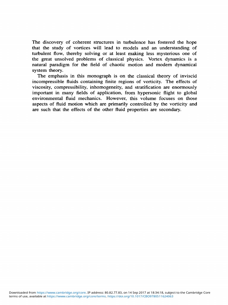 Vortex Dynamics (PDFDrive) | PDF | Vortices | Fluid Dynamics