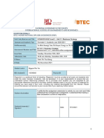 Business Strategy - Final Assignment - BTEC HND Level 5 - Semester 2021/2022