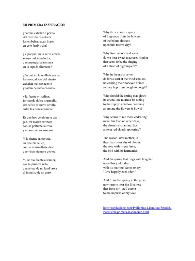 MI PRIMERA INSPIRACIÓN Breathing Poetry