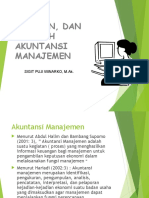 Bab I Kosep, Karakteristik Akuntansi Manajemen