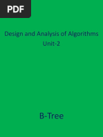 Algo PPT Unit-2 B Tree