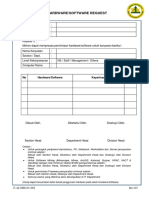 F-AI-MIS-01-001 Form HW-SW Request - Rev.03