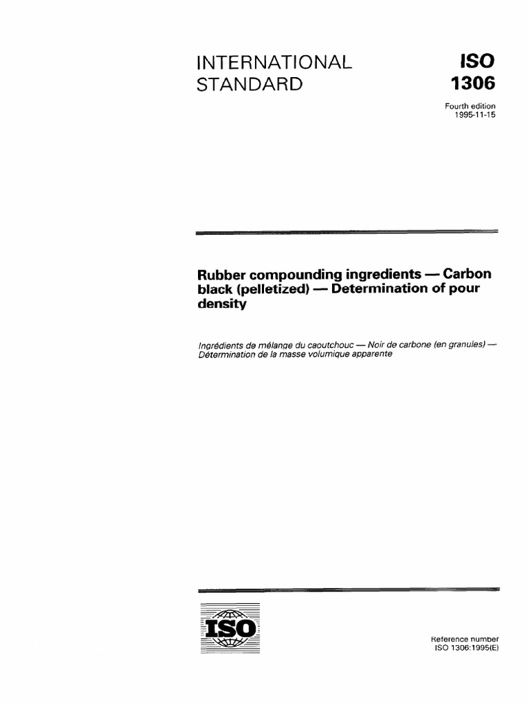 ISO 01306-1995 Scan | PDF | International Organization For ...