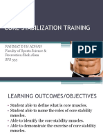 Core Stabilization Training Exercises