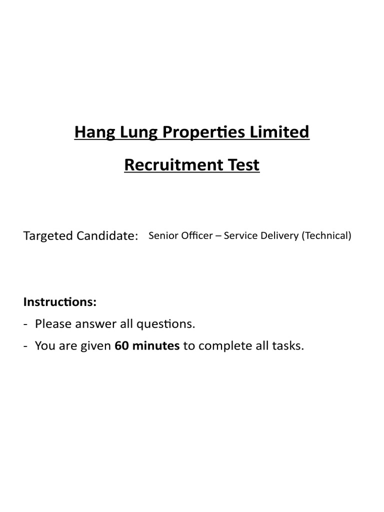 Written Test | PDF
