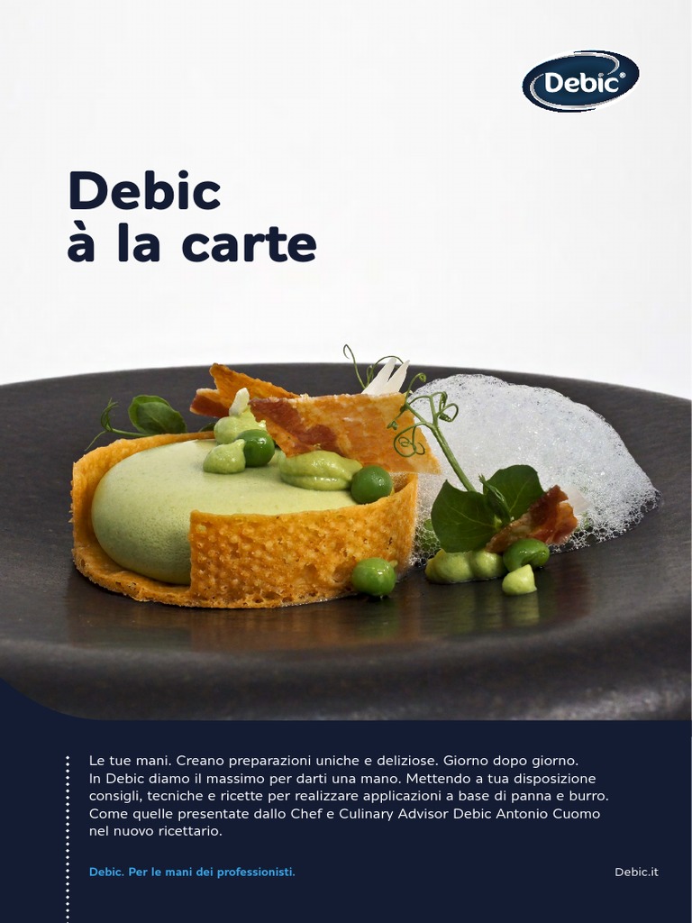 Debic - Ricettario Debic À La Carte - Antonio - Cuomo | PDF