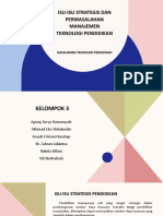 Kel 3 - Isu-Isu Strategis Dan Permasalahan MTP