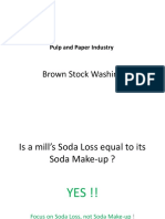 Brown Stock Washing Lavagem Da Polpa de Celulose