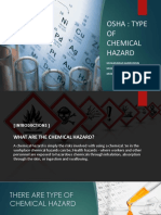 Osha Type of Chemical Hazard