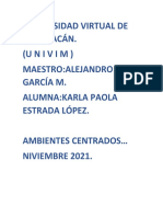 Ambientes Centrados Univim