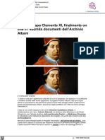 Tutto Su Papa Clemente XI: Finalmente Online I 400mila Documenti Dell'archivio Albani - Vivere Urbino - It, 6 Dicembre 2022