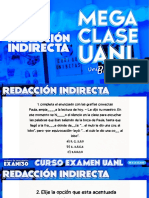 Mega Clase Uanl 2022 Clase 6 Redaccion Indirecta Unibetas