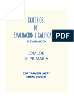 Criterios Evaluación 3º