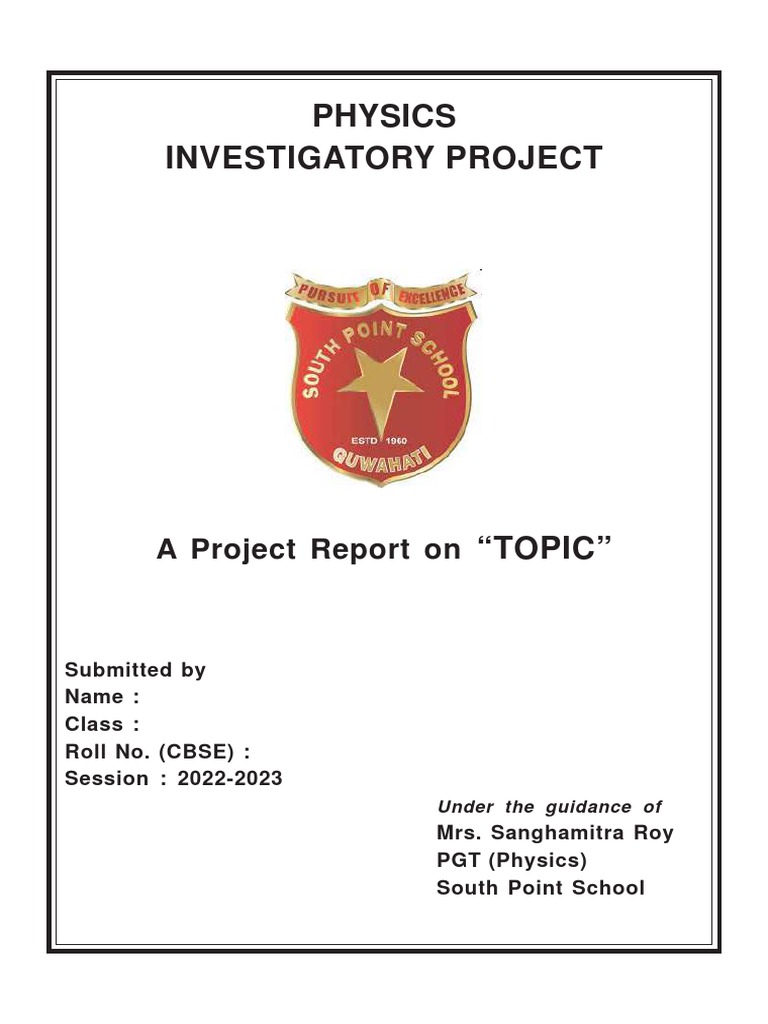 Physics Project | PDF