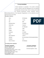 Case presentation of a 22-year-old man with psychotic symptoms