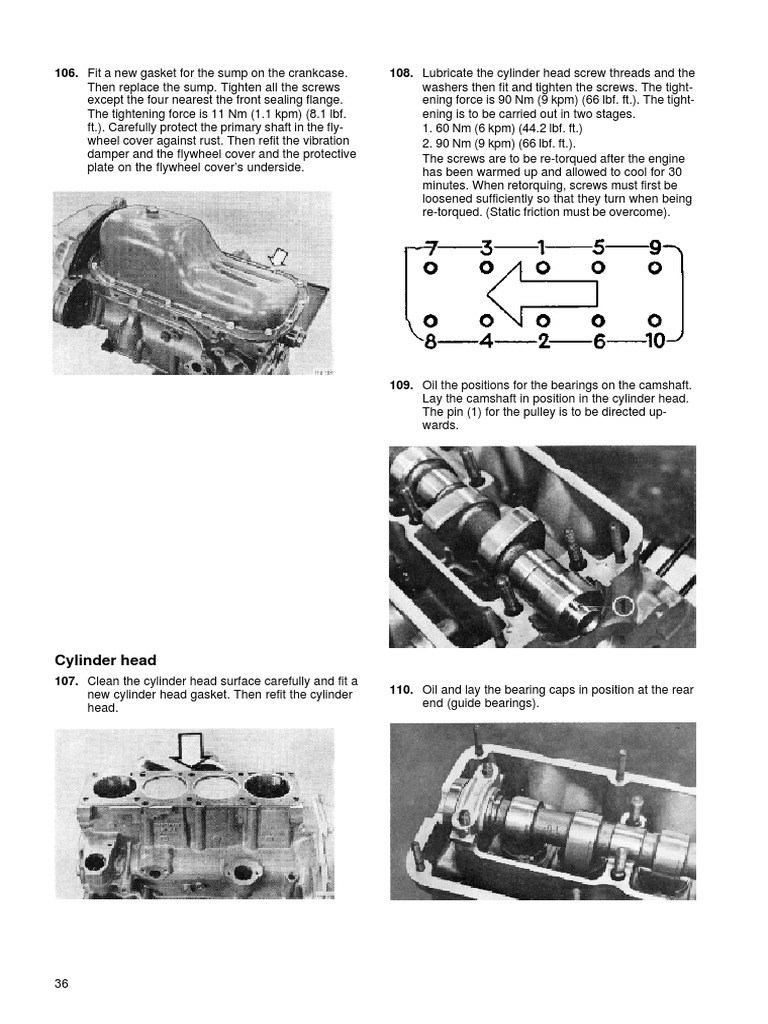 Volvo Penta AQ125A AQ145A Engine Unit Manual (En) (3874