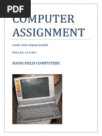 Computer Assignment