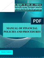 Manual of Financial Policies and Procedures