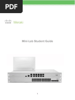 Meraki SDWAN Exercise SMB