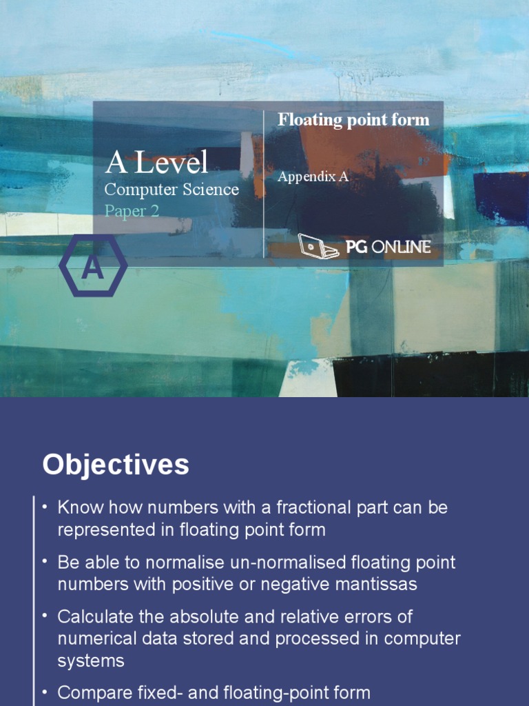 Appendix A Floating Point Form | PDF