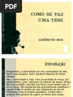 Download Como Se Faz Uma Tese Umberto Eco by Bya de Paula SN61285529 doc pdf