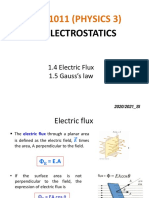 L4/L5 Electrostatics Flux and Gauss's Law