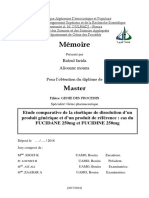 Etude Comparative de La Cinétique de Dissolution D'un