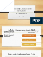 Materi 10 Ergonomi Lingkungan Kerja Fisik