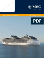 MSC World Europa Technical Sheet