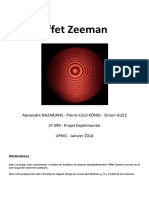 Rapport - Effet Zeeman