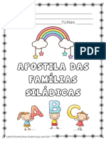 Apostila silábicas famílias