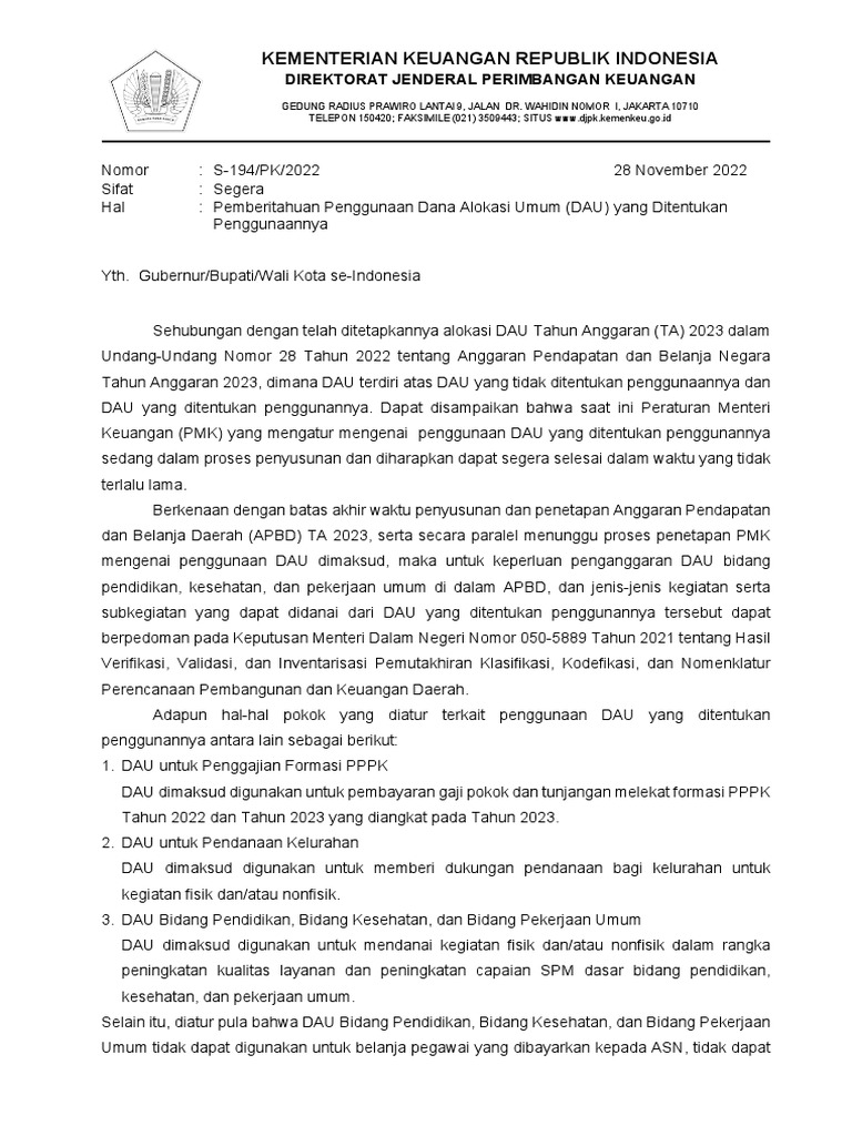 Kolaborasi Lembaga Pengawas dalam Pengelolaan Dana Alokasi Umum DAU