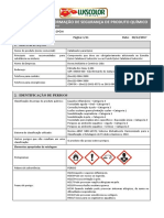 Fispq - Ficha de Informação de Segurança de Produto Químico: Catalisador para Epóxi